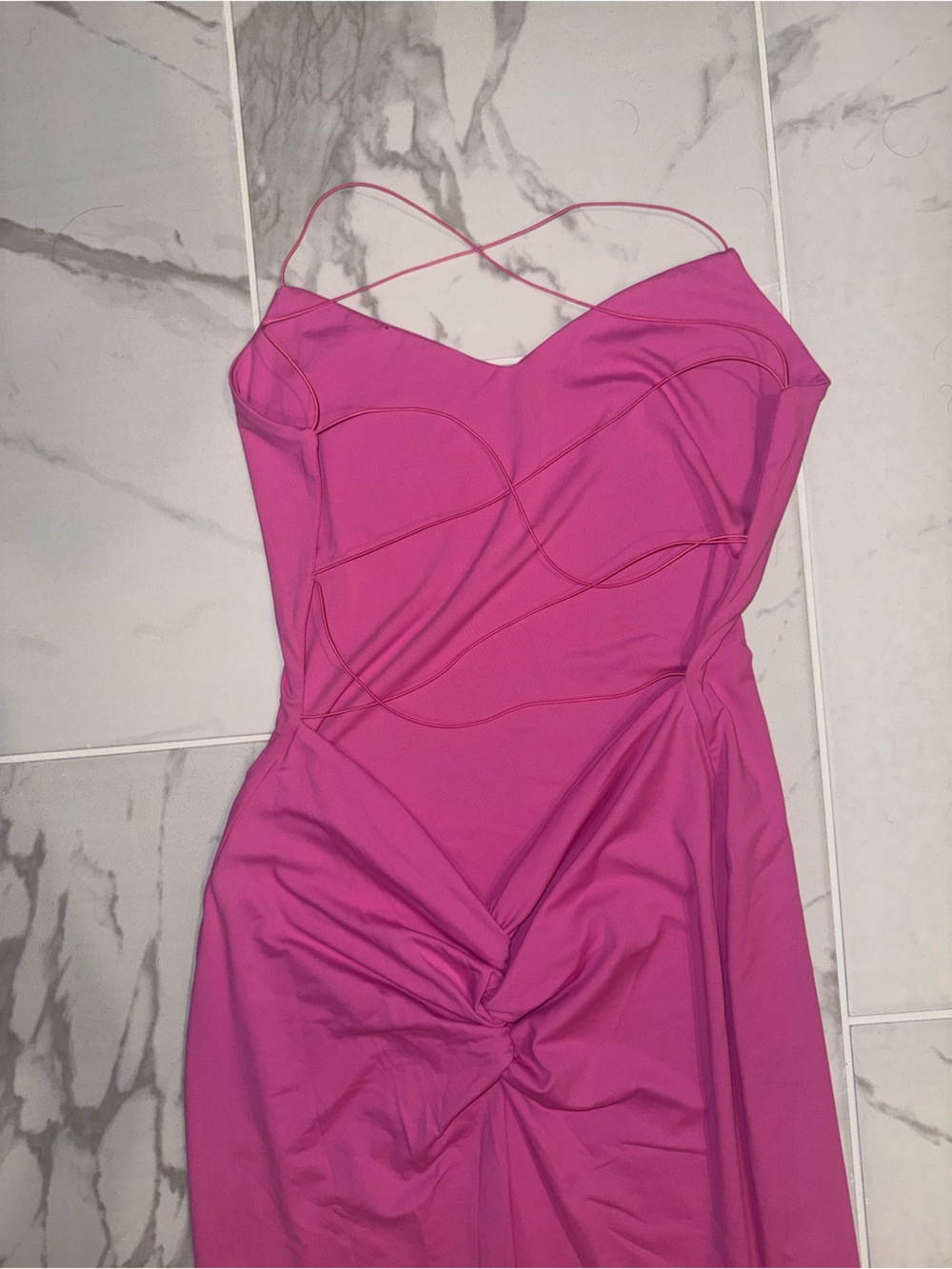 Meshki Pink Sabine Backless Maxi Dress - Picture 4 of 6